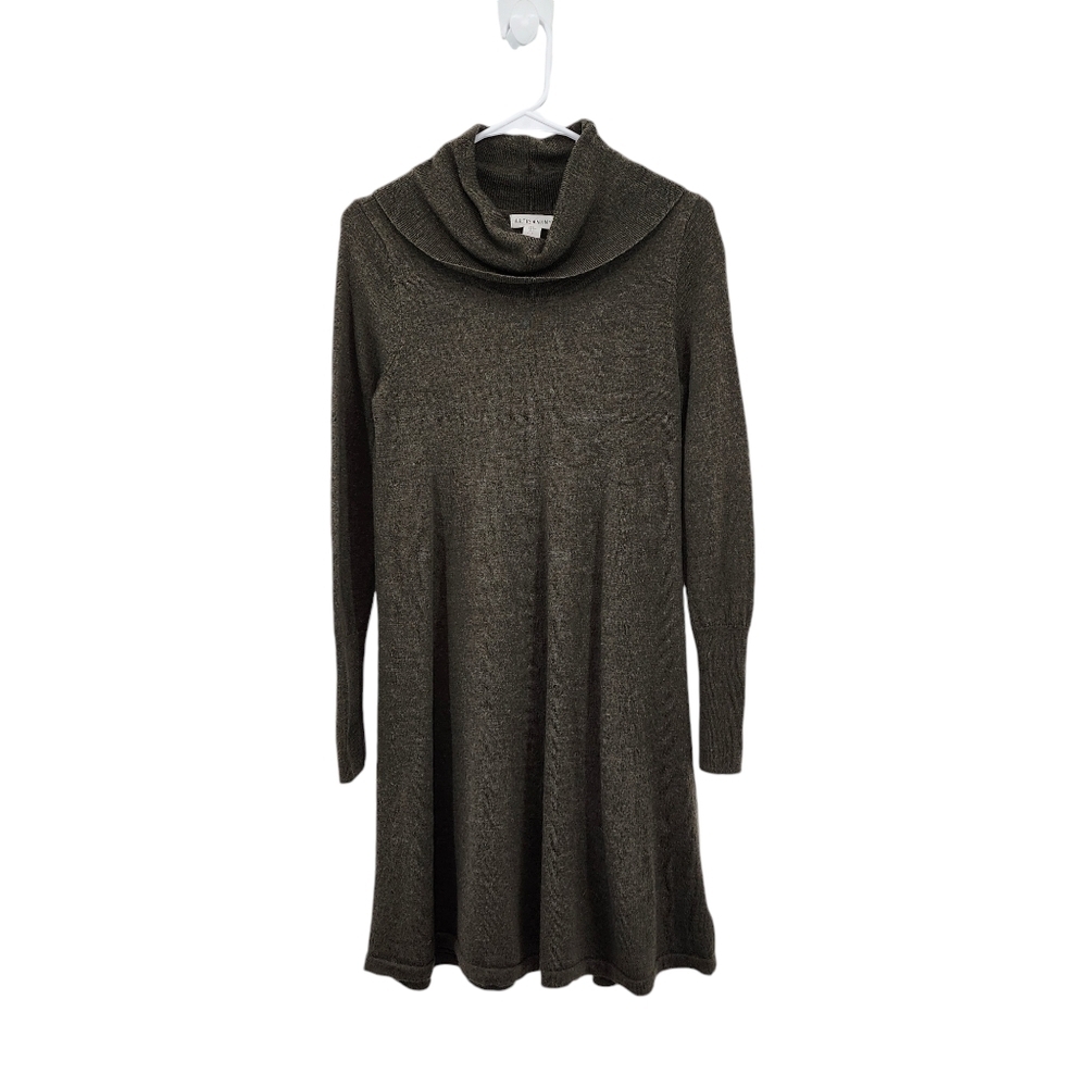 Artisan NY Women's 100% Merino Wool Cowl Neck Sweater Dress - S